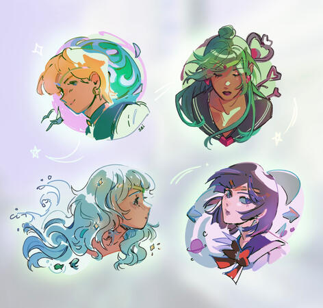 Shaded icons
